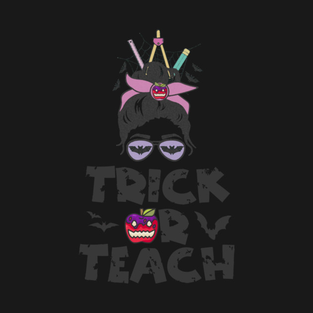 Trick Or Teach Messy Bun Halloween Teacher Costume by The WYLD Tribe
