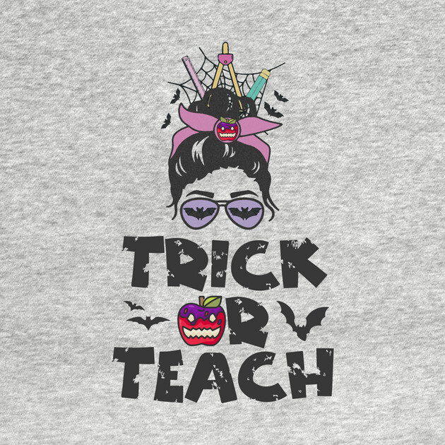 Trick Or Teach Messy Bun Halloween Teacher Costume by The WYLD Tribe