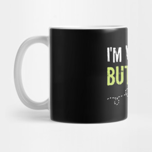 I'm With The Butterfly Halloween Matching Couple Mug