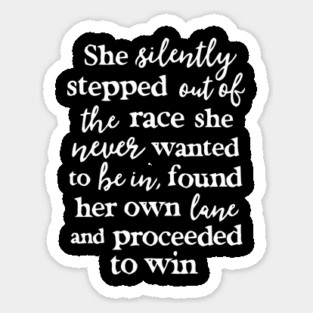 She Stepped Out Of The Race And Found Her Own Lane To Win Magnet