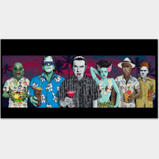 Monster's Luau Posters and Art