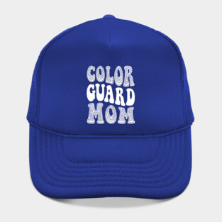 Color Guard Mom Retro Groovy Hat