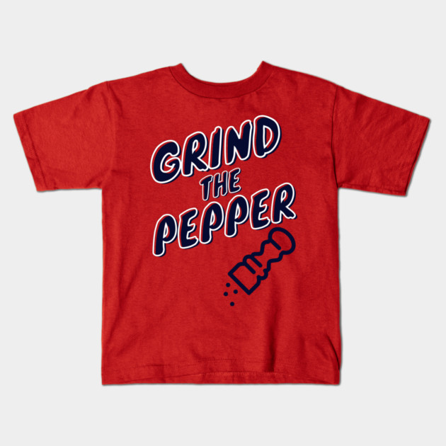 Grind The Pepper Kids T-Shirt by Litehouse Tees