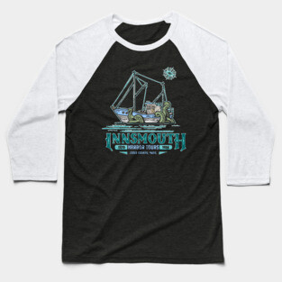 Innsmouth Harbor Tours Lovecraft Cthulhu Mythos Horror Tee Baseball T-Shirt