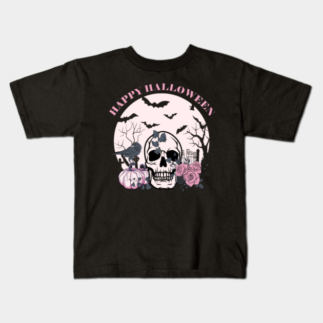 Halloween and Skull Kids T-Shirt by Prinyos
