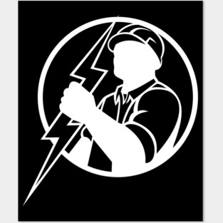 electrician Posters and Art