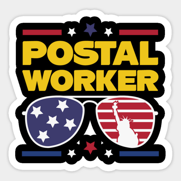 United States Postal Worker Magnet by The WYLD Tribe