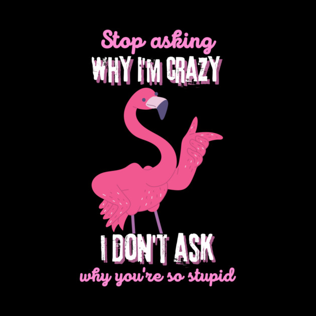 Stop Asking Why I'm Crazy You're Stupid by The WYLD Tribe