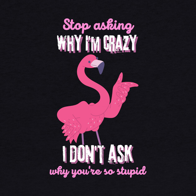 Stop Asking Why I'm Crazy You're Stupid by The WYLD Tribe