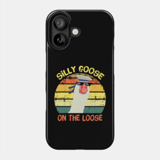 Retro Silly Goose On The Loose Phone Case