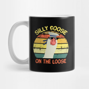 Retro Silly Goose On The Loose Mug