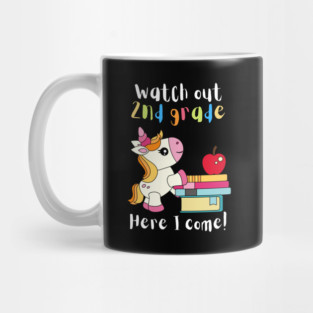 Watch Out Second Grade Unicorn Mug