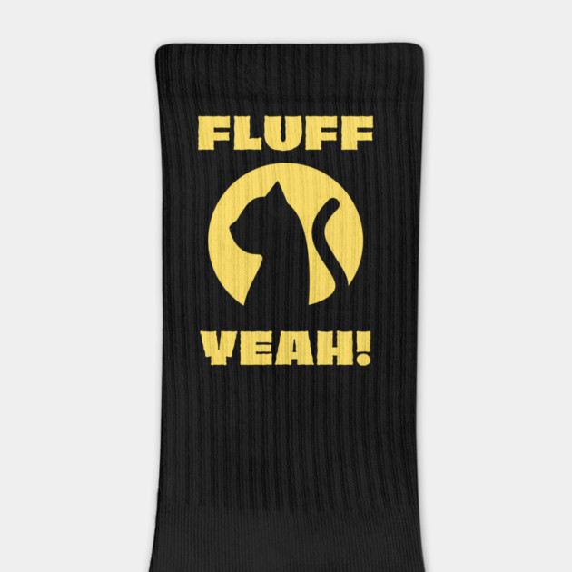 Fluff Yeah Cat Silhouette by The WYLD Tribe