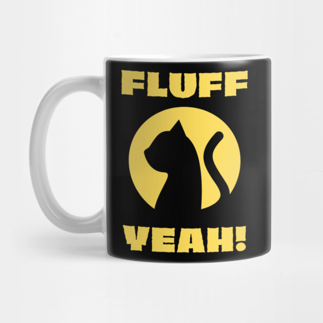 Fluff Yeah Cat Silhouette by The WYLD Tribe