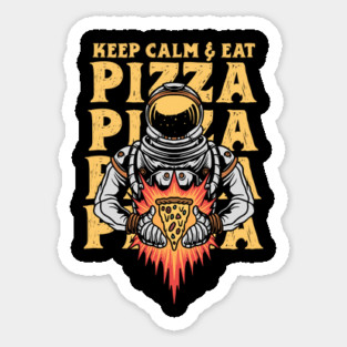 Keep calm and eat pizza Magnet