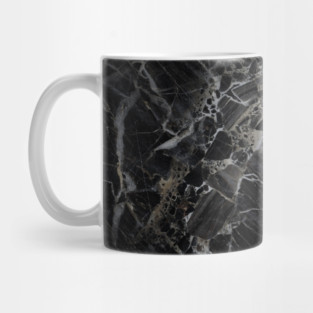 Black Marble Mug