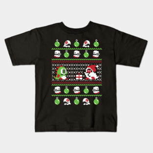 Ugly Christmas Sweater - Bubble Bobble Kids T-Shirt