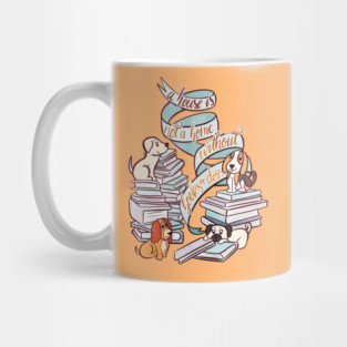 BOOKS AND DOGS Mug