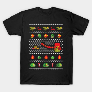 Ugly Christmas Sweater Alex Kidd T-Shirt