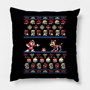 Ugly Christmas Sweater Christmasman Pillow