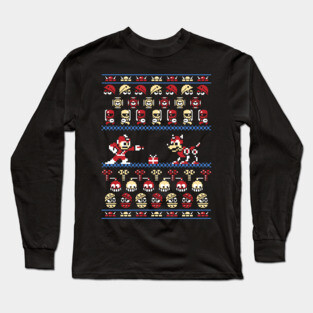 Ugly Christmas Sweater Christmasman Long Sleeve T-Shirt