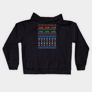 Frogger Ugly Christmas Sweater Kids Hoodie