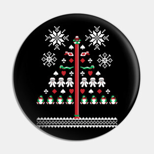 James Pond Ugly Christmas Sweater Pin