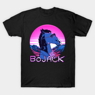 bojack horseman retrowave cool T-Shirt