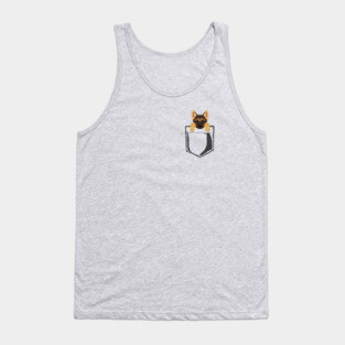 Pocket German Shepherd Tank Top