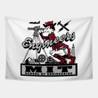 MIT Engineers - Engineering - chemical mechanical civil electrical nuclear aeronautics Tapestry