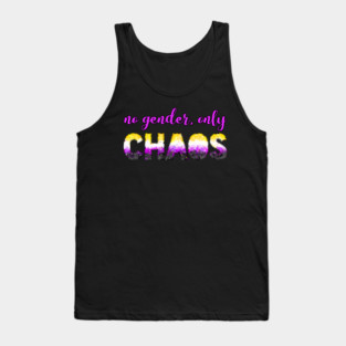 No Gender, Only Chaos Tank Top