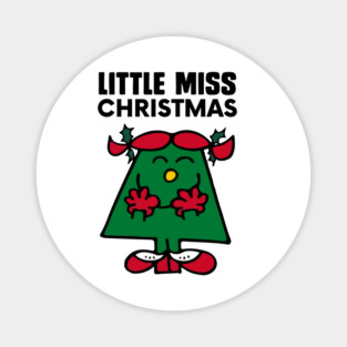 LITTLE MISS CHRISTMAS Magnet