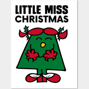 LITTLE MISS CHRISTMAS Posters and Art