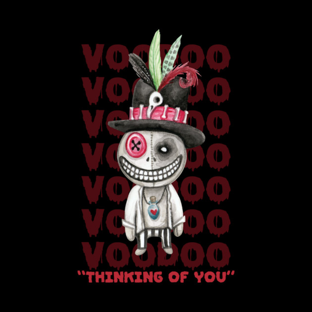 Voodoo Doll Thinking Of You Halloween by The WYLD Tribe