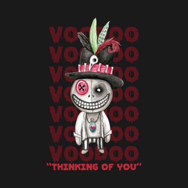 Voodoo Doll Thinking Of You Halloween by The WYLD Tribe