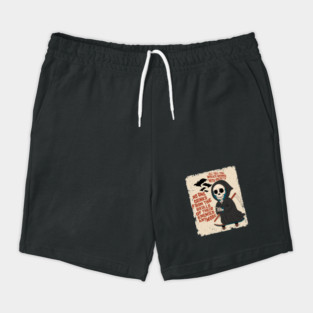 Wrong Society Reaper Drink From The Skull Shorts