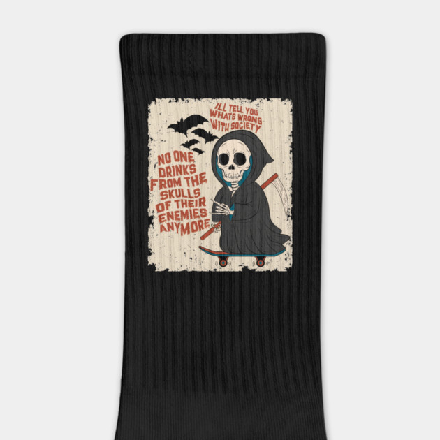 Wrong Society Reaper Drink From The Skull by The WYLD Tribe