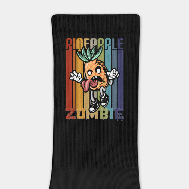 Retro Zombie Pineapple Halloween by The WYLD Tribe