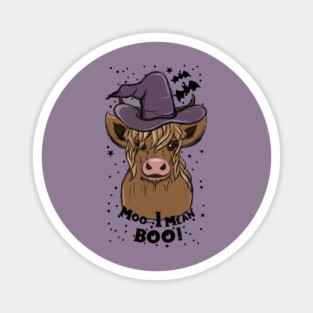 Cow Halloween Costume Moo I Mean Boo Magnet