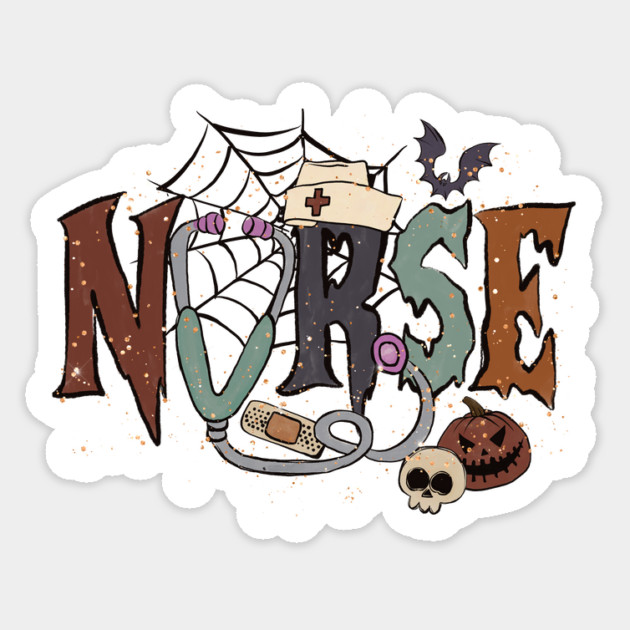 Nurse Halloween Costumes Sticker by The WYLD Tribe