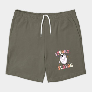 Spooky Season Ghost Boo Halloween Shorts
