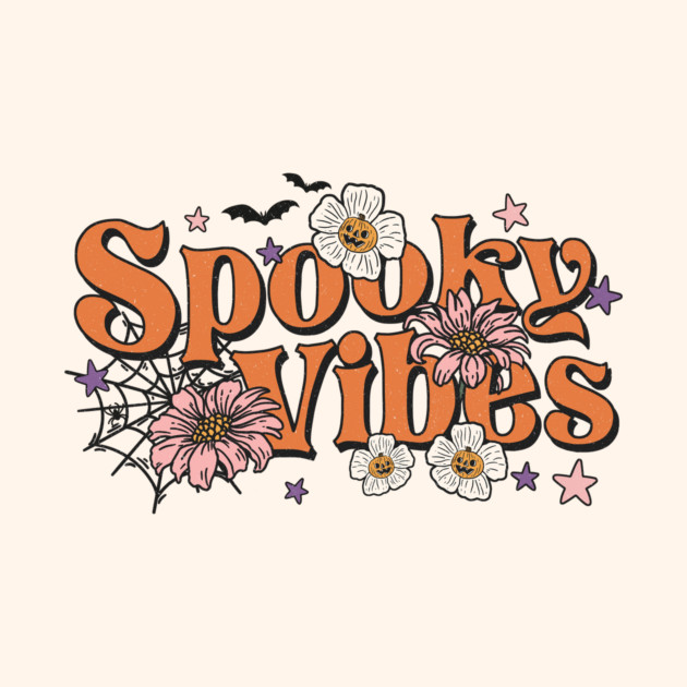 Spooky Vibes Groovy Halloween by The WYLD Tribe