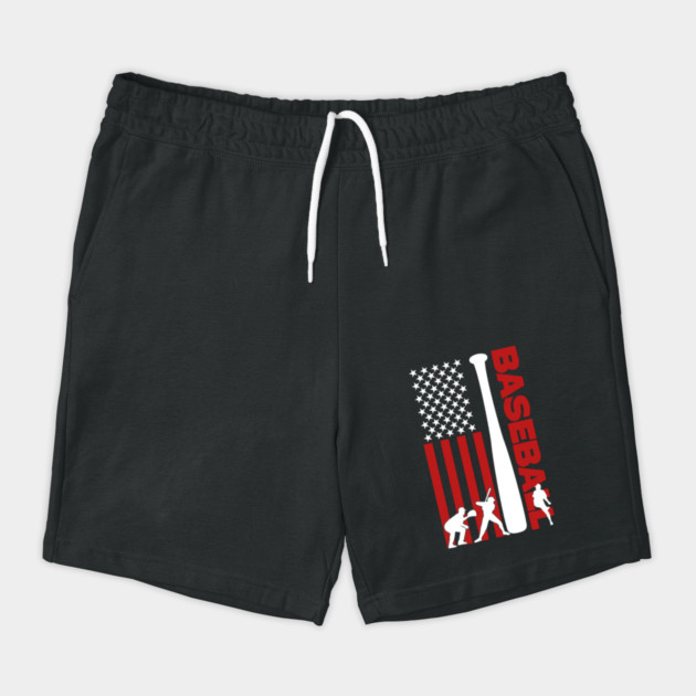 USA Flag Baseball Player Silhouette by The WYLD Tribe