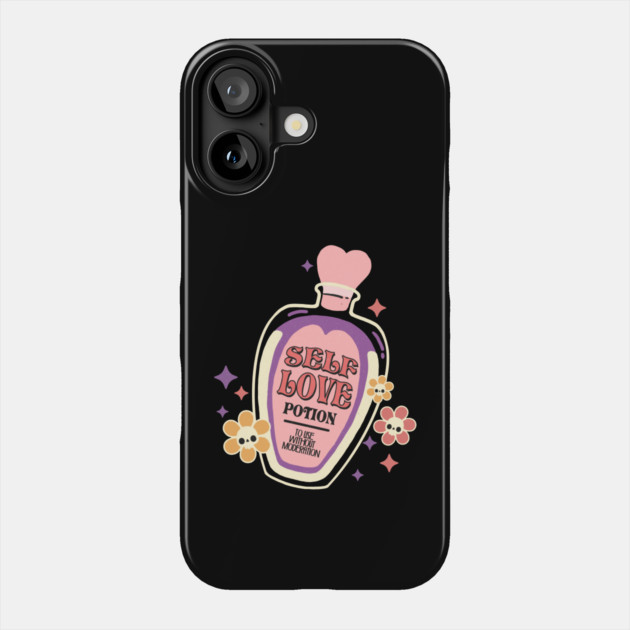 Self Love Potion Self Care Halloween Costume Phone Case by The WYLD Tribe