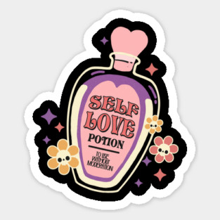 Self Love Potion Self Care Halloween Costume Sticker