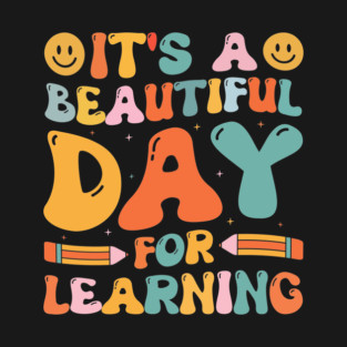 It's A Beautiful Day For Learning Retro T-Shirt