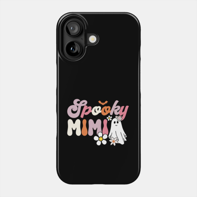 Groovy Spooky Mimi Halloween Retro Costume Phone Case by The WYLD Tribe