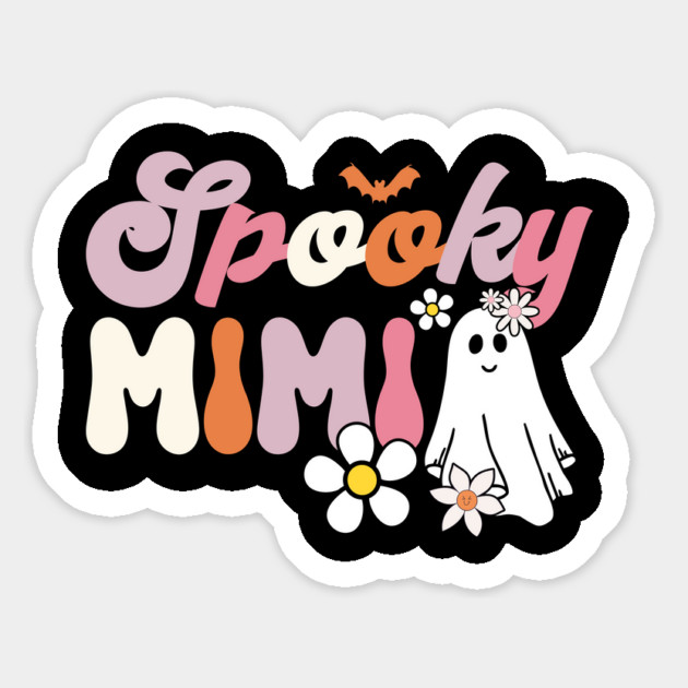 Groovy Spooky Mimi Halloween Retro Costume Magnet by The WYLD Tribe