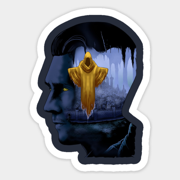RQ Network: Malevolent Sticker by Rusty Quill