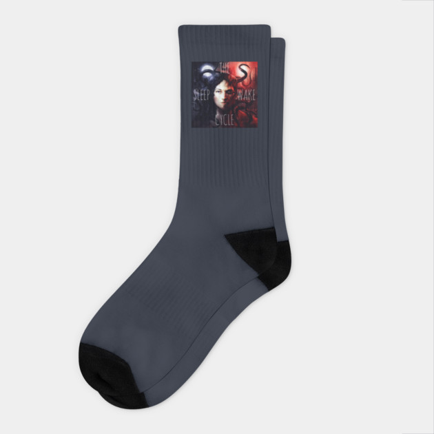 RQ Network: The Sleep/Wake Cycle Socks by Rusty Quill